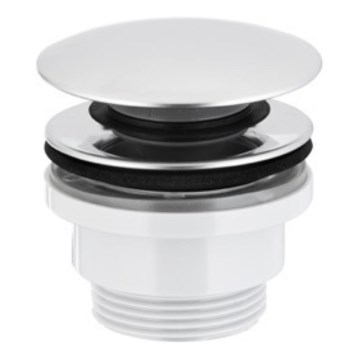 KFA Armatura 660-310-00 - Altaan jäte CLICK-CLACK halkaisija 6,6 cm kiiltävä kromi