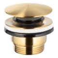 KFA Armatura 660-320-31 - Altaan jäte CLICK-CLACK halkaisija 6,6 cm ruostumaton/maa kulta