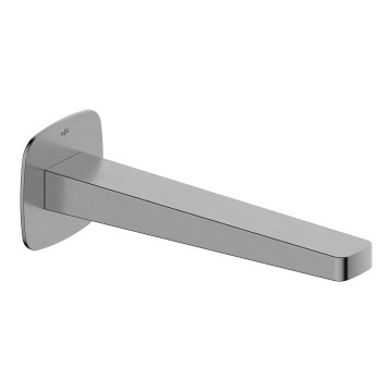 KFA Armatura 836-007-61 - MALAGA piilotettuun asennukseen tarkoitettu juoksuputki, metallinhohtoinen harmaa