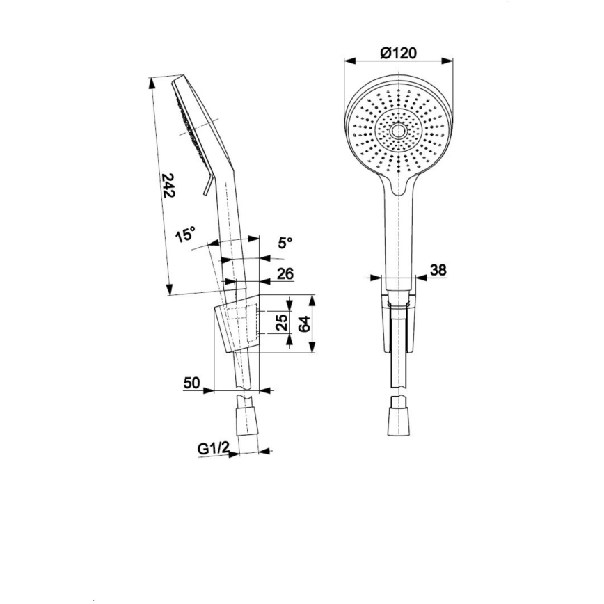 KFA Armatura 841-245-00 - Suihkusetti OTAVA kiiltävä kromi