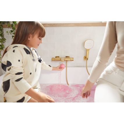 KFA Armatura 841-255-31 - MALAGA-suihkusetti, harjattu kultapinta