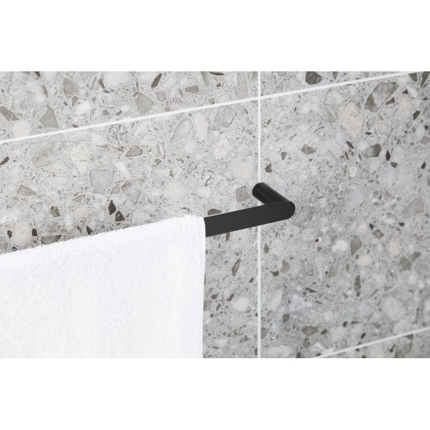 KFA Armatura 864-027-81 - Seinäpyyhepidike 62 cm ruostumaton/matta musta