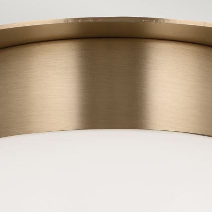 Kichler KL-ALBERS-F-G-CPZ-Kattovalaisin ALBERS 1xE27/40W/230V halkaisija 20,3 cm kultainen