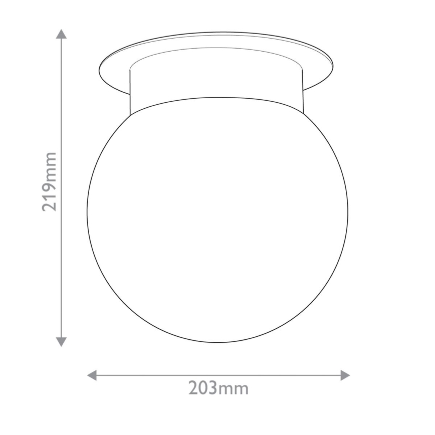 Kichler KL-ALBERS-F-G-CPZ-Kattovalaisin ALBERS 1xE27/40W/230V halkaisija 20,3 cm kultainen