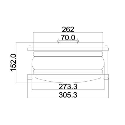 Kichler - ASHLANDBAY ulkovalaisin 1xE27/60W/230V IP44 pronssi