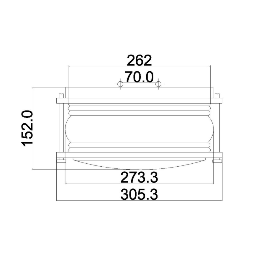 Kichler - ASHLANDBAY ulkovalaisin 1xE27/60W/230V IP44 pronssi