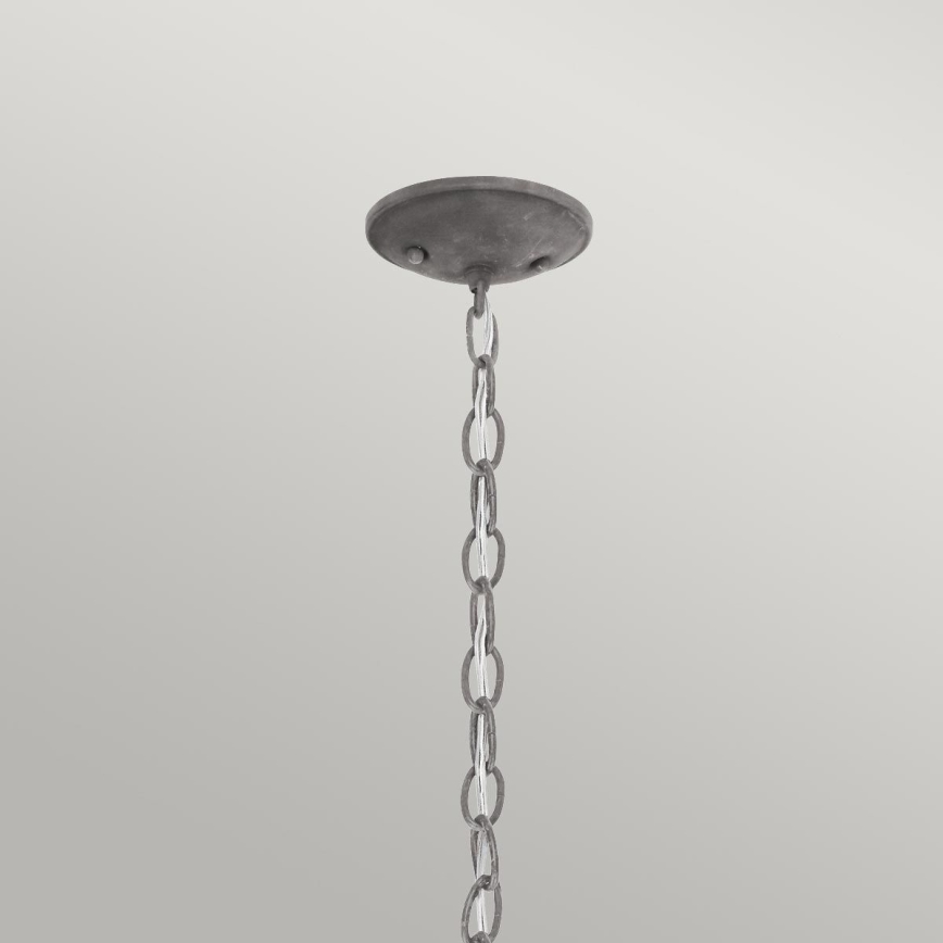 Kichler - Ulkokattokruunu ketjulla BRIDGE POINT 1xE27/60W/230V IP44