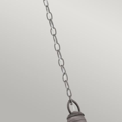 Kichler - Ulkokattokruunu ketjulla BRIDGE POINT 1xE27/60W/230V IP44