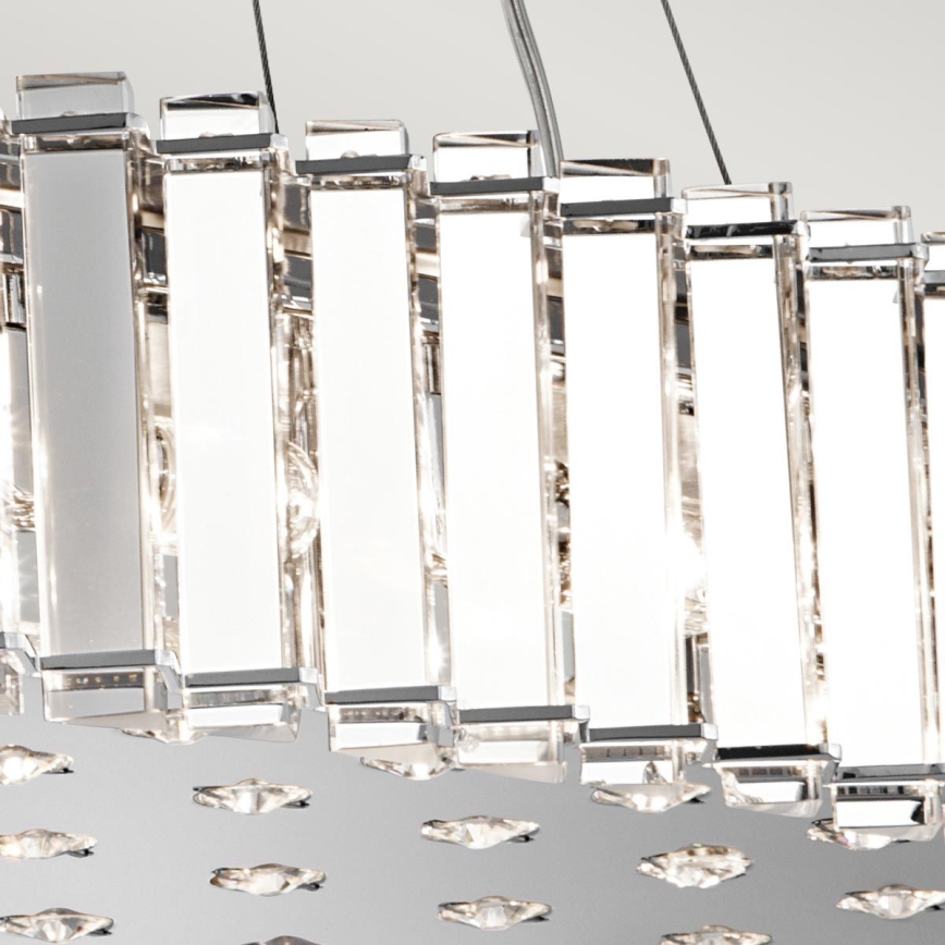 Kichler - LED Kylphuoneen kattokruunu johdossa CRYSTAL SKYE 12xG9/3W/230V IP44