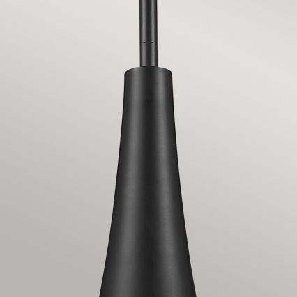 Kichler - Riippuvalaisin varrella DEELA 1xE27/60W/230V halkaisija 17,8 cm musta