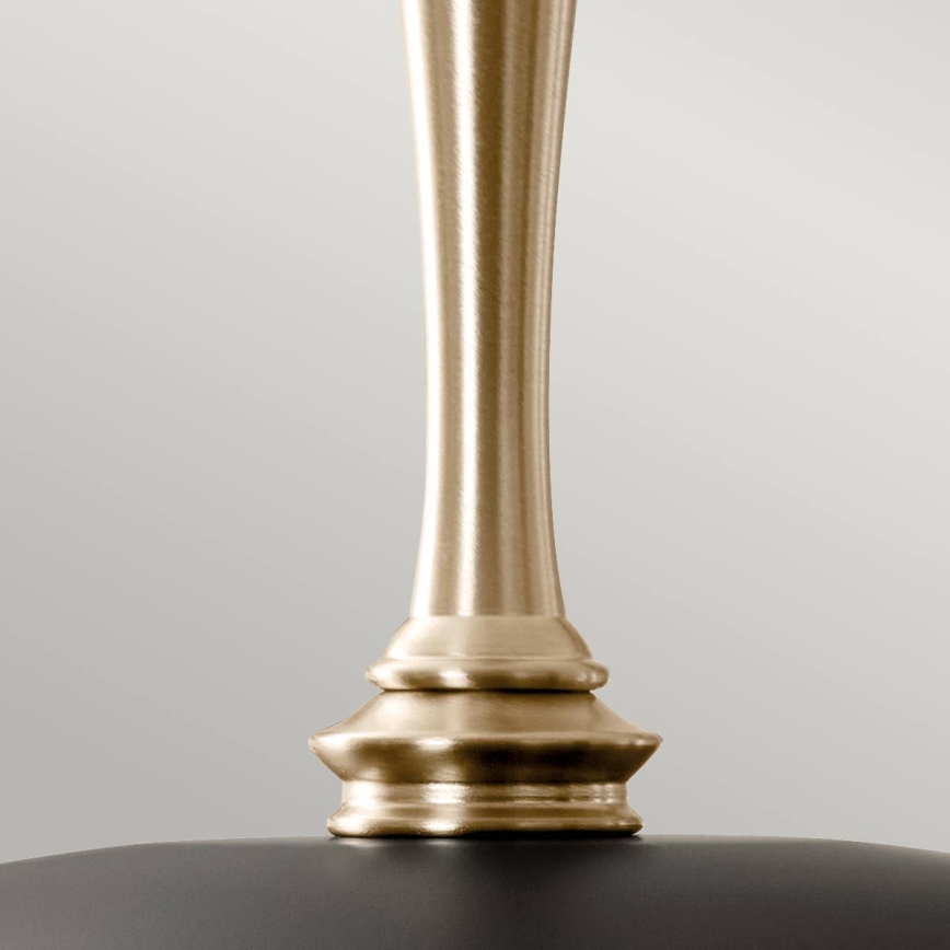 Kichler - Kattokruunu ketjussa DELAROSA 1xE27/60W/230V musta/messinki