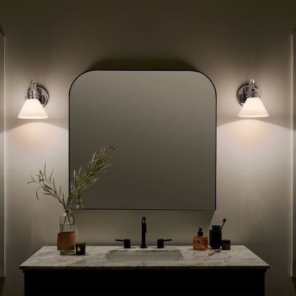 Kichler - LED Seinälamppu kylpyhuoneeseen FARUM 1xG9/3W/230V IP44 kiiltävä kromi