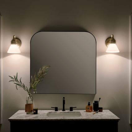 Kichler - LED Seinälamppu kylpyhuoneeseen FARUM 1xG9/3W/230V IP44 messinki