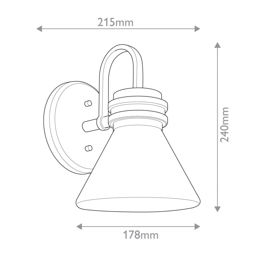 Kichler - LED Seinälamppu kylpyhuoneeseen FARUM 1xG9/3W/230V IP44 messinki