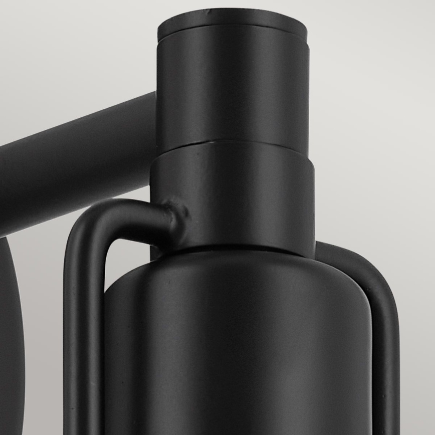 Kichler - Seinävalaisin NIVA 1xE27/40W/230V musta