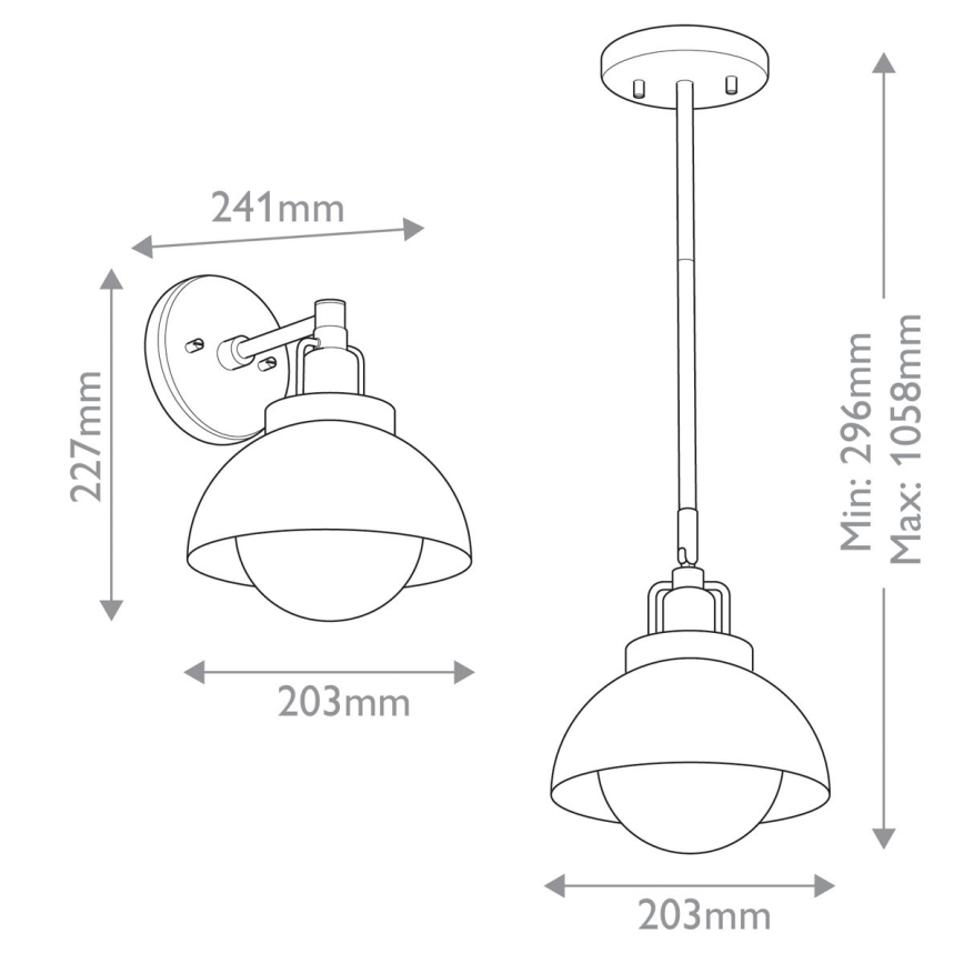 Kichler - Seinävalaisin NIVA 1xE27/40W/230V messinki