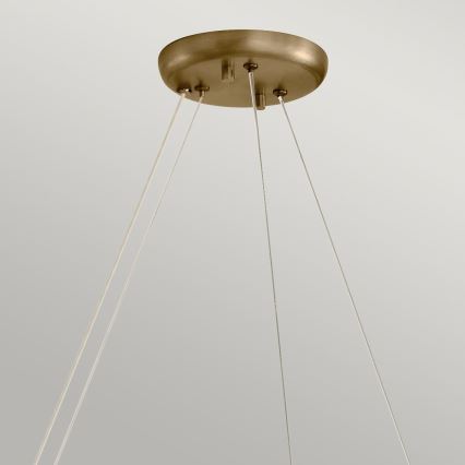 Kichler - Riippuvalaisin kaapelilla PALTA 9xE14/40W/230V kultainen