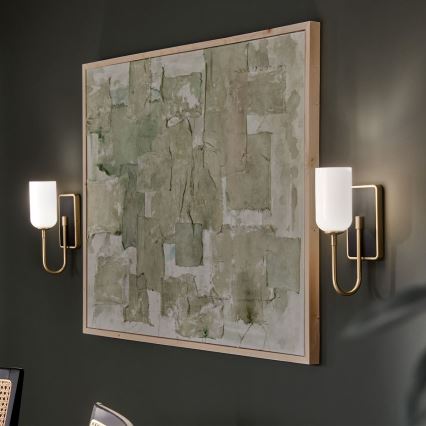 Kichler - LED-kylpyhuonevalaisin SOLIA 1xG9/3W/230V IP44 kultainen