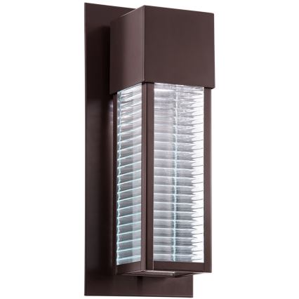 Kichler - LED Ulkoseinävalaisin SOREL 1xGU10/7W/230V IP44 ruskea