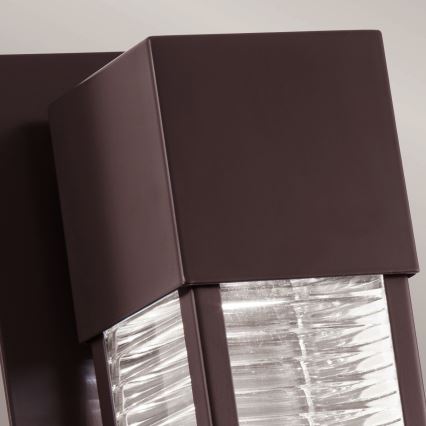 Kichler - LED Ulkoseinävalaisin SOREL 1xGU10/7W/230V IP44 ruskea