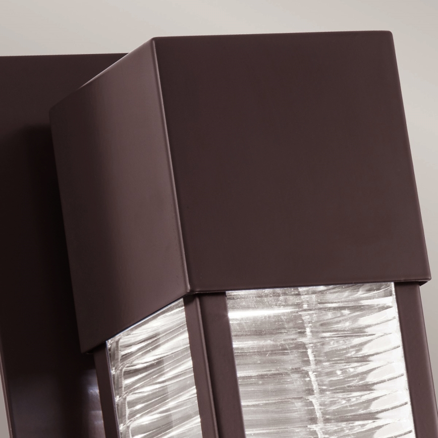 Kichler - LED Ulkoseinävalaisin SOREL 1xGU10/7W/230V IP44 ruskea