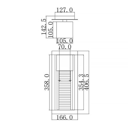 Kichler - LED Ulkoseinävalaisin SOREL 1xGU10/7W/230V IP44 ruskea
