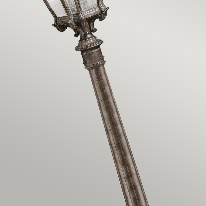 Kichler - Ulkovalaisin TOURNAI 1xE27/60W/230V IP44 pronssinvärinen