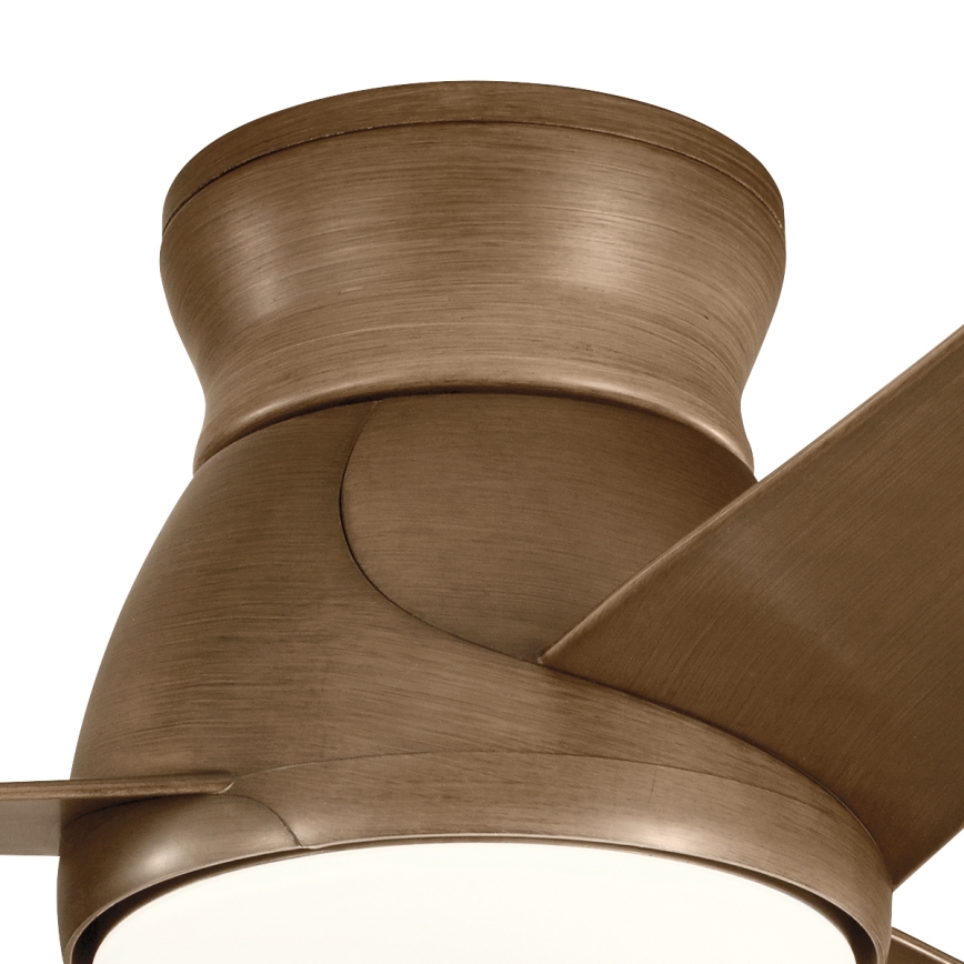Kichler - LED himmennettävä kattovalo ERIS LED/10W/230V pronssi IP44 + kauko-ohjaus