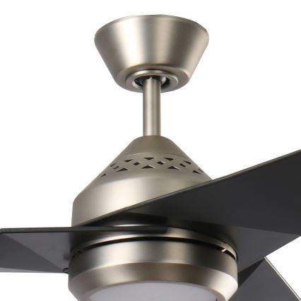 Kichler - LED himmennettävä kattotuuletin JADE LED/18W/230V musta + kaukosäädin