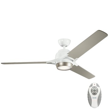 Kichler - LED himmennettävä kattotuuletin ZEUS LED/10W/230V + kaukosäädin