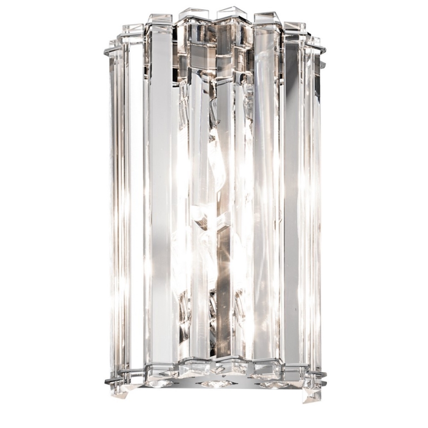 Kichler - LED Kylpyhuoneen seinävalo CRYSTAL SKYE 2xG9/3W/230V IP44