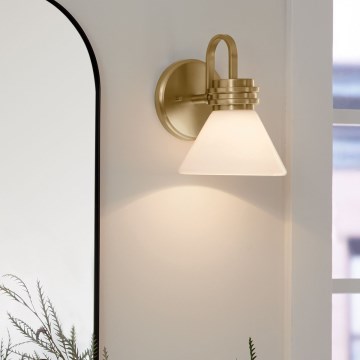 Kichler - LED Seinälamppu kylpyhuoneeseen FARUM 1xG9/3W/230V IP44 messinki