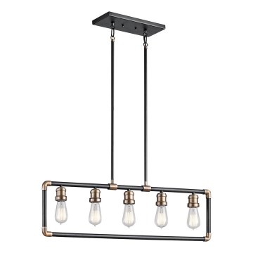 Kichler - Riippukattokruunu IMAHN 5xE27/60W/230V