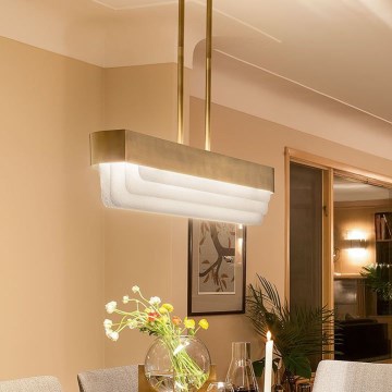 Kichler - SERENE LED/40W/230V varrellinen LED-kattokruunu, kulta