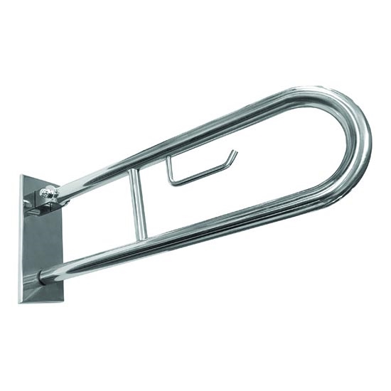 Kiinnike 10x25 cm ruostumaton teräs/hopea