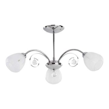 Kiinteä kattokruunu APOLLO 3xE14/10W/230V kiiltävä kromi