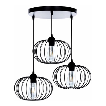 Kiinteä kattokruunu BOCCA 3xE27/60W/230V