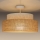 Kiinteä kattokruunu BOHO 1xE27/60W/230V halkaisija 40 cm kerma/beige
