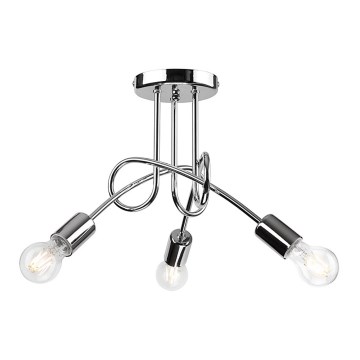 Kiinteä kattokruunu CAMILLA 3xE27/60W/230V