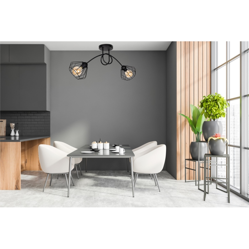 Kiinteä kattokruunu CEED 2xE27/60W/230V