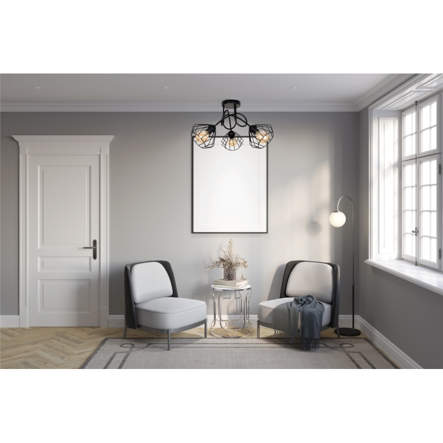 Kiinteä kattokruunu CEED 3xE27/60W/230V