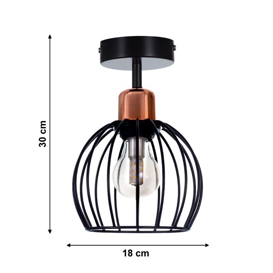 Kiinteä kattokruunu CELTA 1xE27/40W/230V