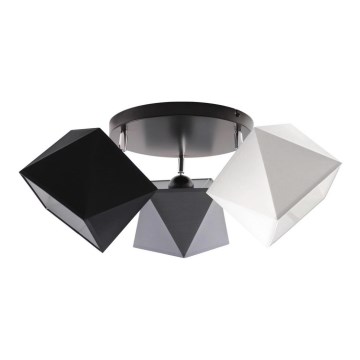 Kiinteä kattokruunu DIAMENT 3xE27/60W/230V