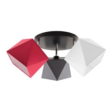 Kiinteä kattokruunu DIAMENT 3xE27/60W/230V