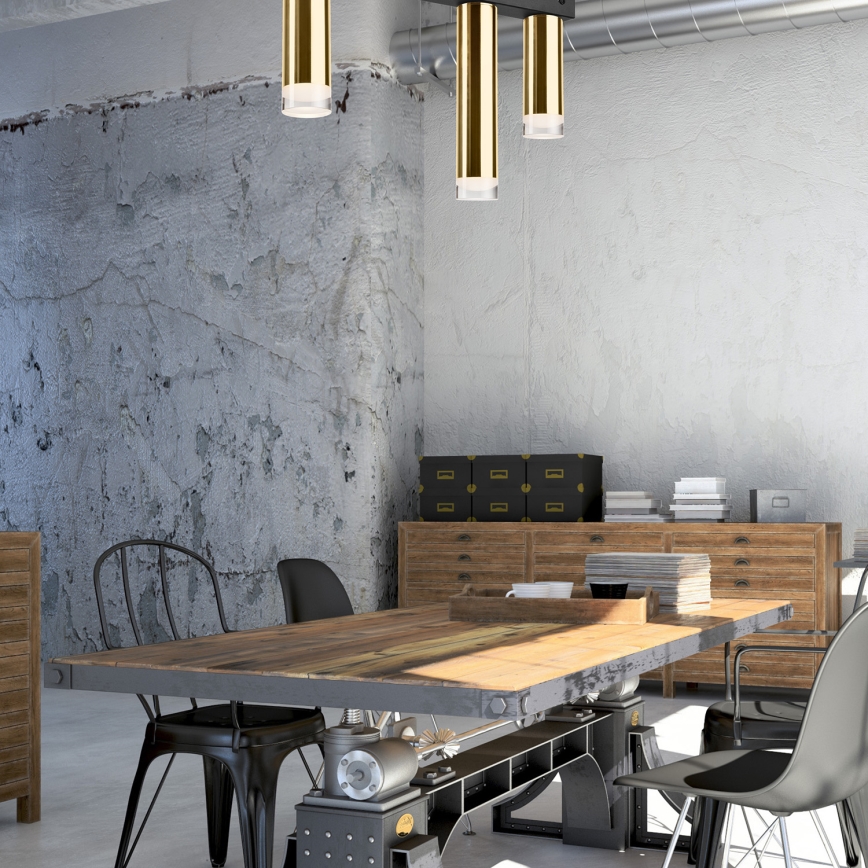 Kiinteä kattokruunu DIEGO 3xE27/60W/230V