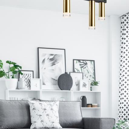 Kiinteä kattokruunu DIEGO 3xE27/60W/230V