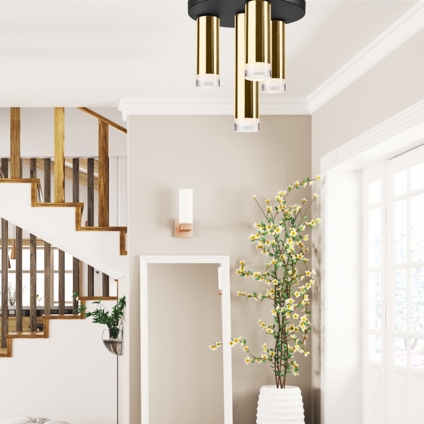 Kiinteä kattokruunu DIEGO 4xE27/60W/230V