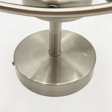 Kiinteä kattokruunu DONNA 3xE27/60W/230V nikkeli