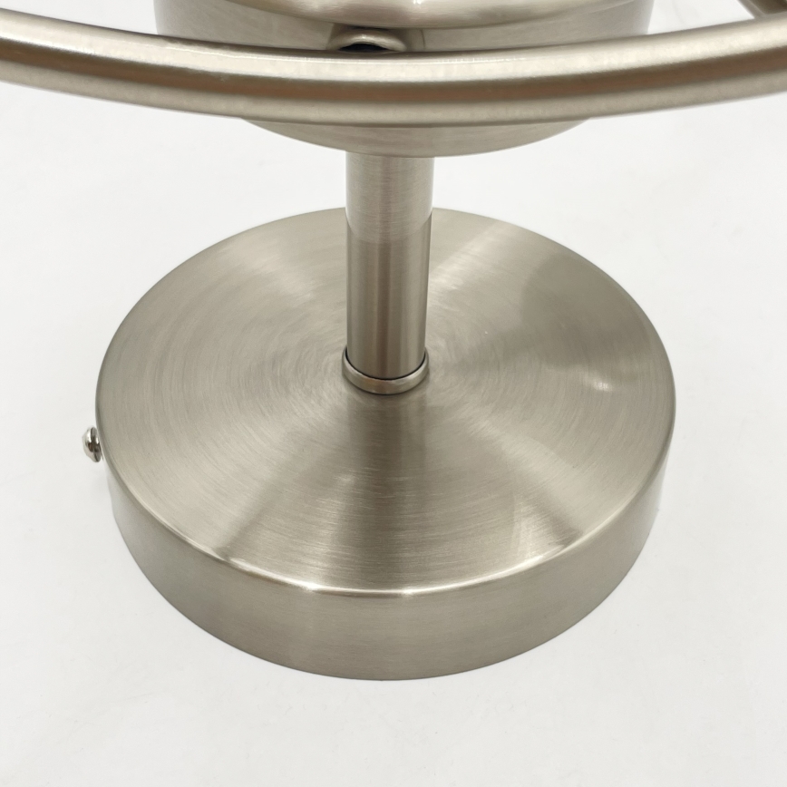 Kiinteä kattokruunu DONNA 3xE27/60W/230V nikkeli