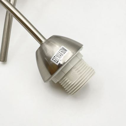 Kiinteä kattokruunu DONNA 3xE27/60W/230V nikkeli